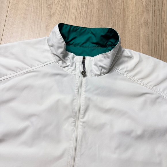 Nike Golf Half Zip Windbreaker Pullover Jacket Mens XL White Green Clima-Fit - Picture 5 of 12